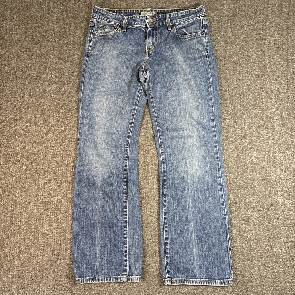 Levis Jeans Women's 545 Low Boot Cut Medium Blue Wash Denim Classic Stretch 6S